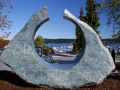 Bremerton Waterfront Park with a view toward part of the new 300 slip Marina.