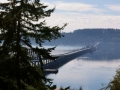 Hood Canal Bridge from Shine Looking toward Lofall