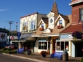 Some of the Old Town shops exhibiting the Scandinavian Heritage of the community.